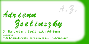 adrienn zselinszky business card